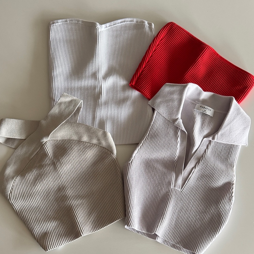 Babaton Ribbed Tops